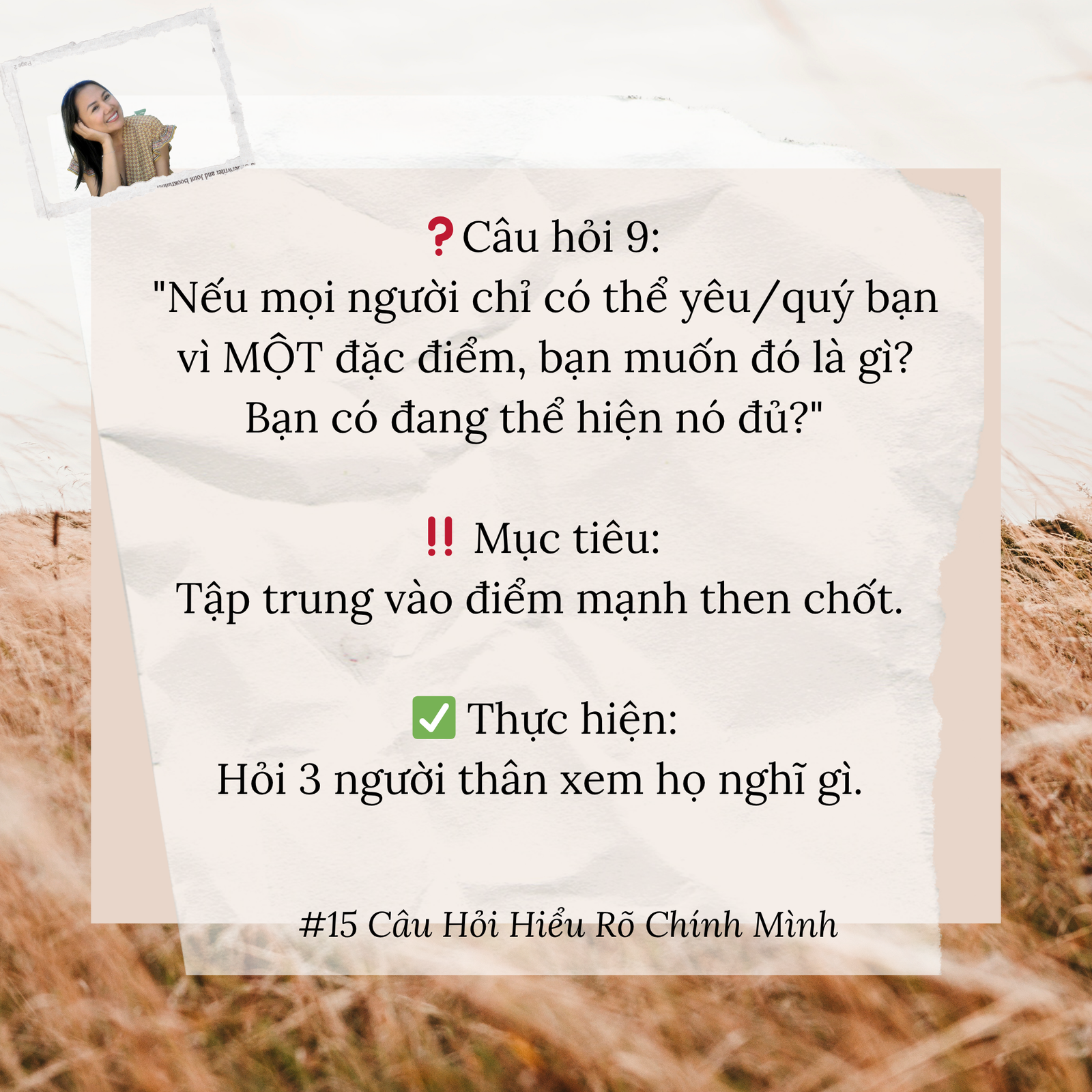 15 Câu hỏi Giúp Bạn Hiểu Rõ Chính Mình